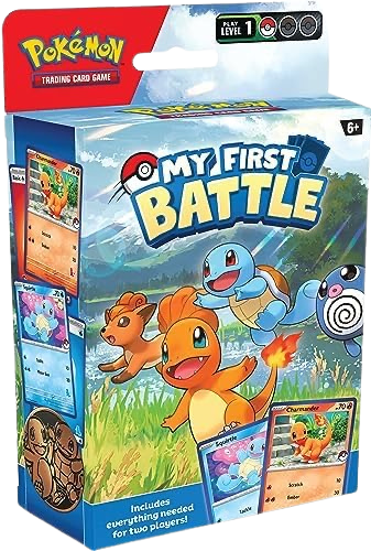 Pokémon TCG: My First Battle—Charmander and Squirtle (2 Ready-to-Play Mini Decks & Accessories)